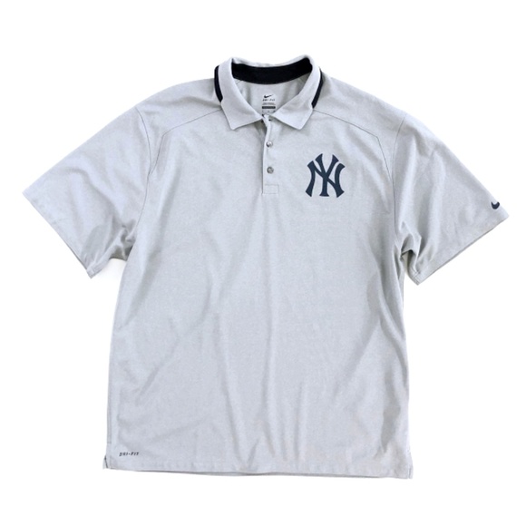 yankees dri fit polo